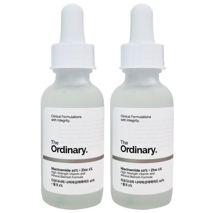 [THE ORDINARY] Ниацинамид 10% + Цинк 1% 30 мл x 2 (38564583)