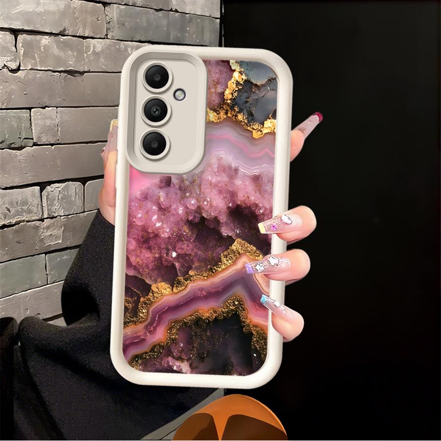 Case for Samsung Galaxy A16 A12 A13 A26 A32 A56 A35 A36 A53 A54 A34 A15 A71 A72 A51 A73 A23 Phone Cover Luxury Marble Pattern