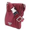 PRADA 2WAY waist bag Shoulder Bag MV583 CERISE Red Nylon Women Used