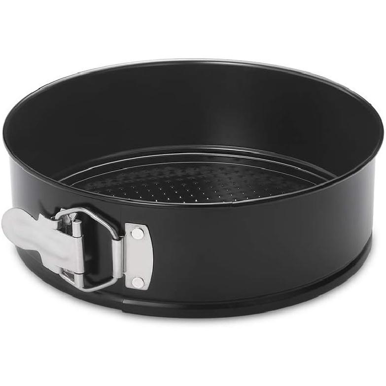 Hiware 9 Inch Non-stick Cheesecake Pan Springform Pan with Removable Bottom/Leakproof - Black 6-Inch