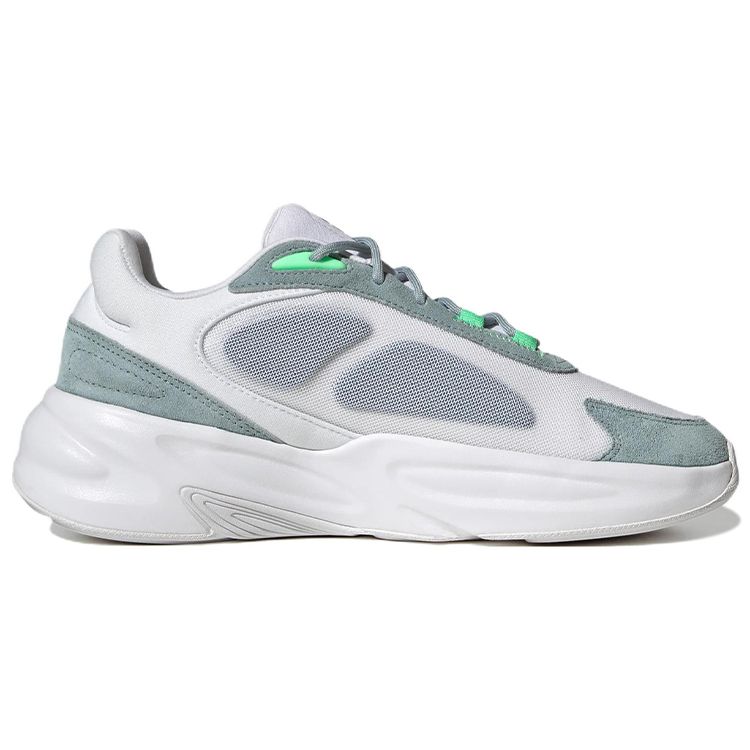 Adidas Neo Ozelle Cloudfoam Lifestyle Comfortable Fabric Durable Low-Top Casual Running Shoes Men Sneakers Gray Green GX6764