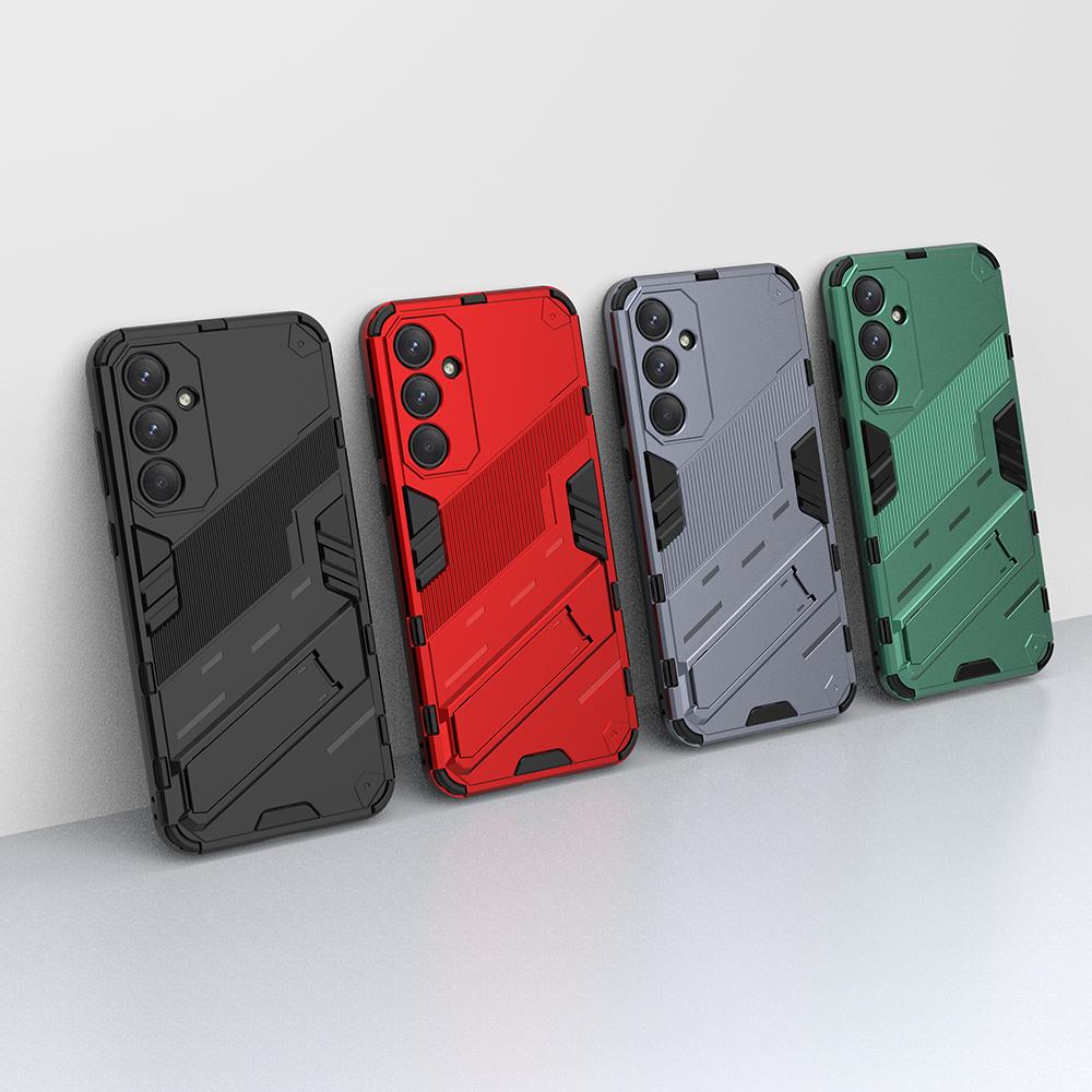 Robuste Panzerhülle für Samsung Galaxy A05 A05S A13 A14 A15 A23 A24 A25 A33 A34 A35 A52 A53 A54 A55 A73 S23 FE S24 Dünne Hülle mit Ständer