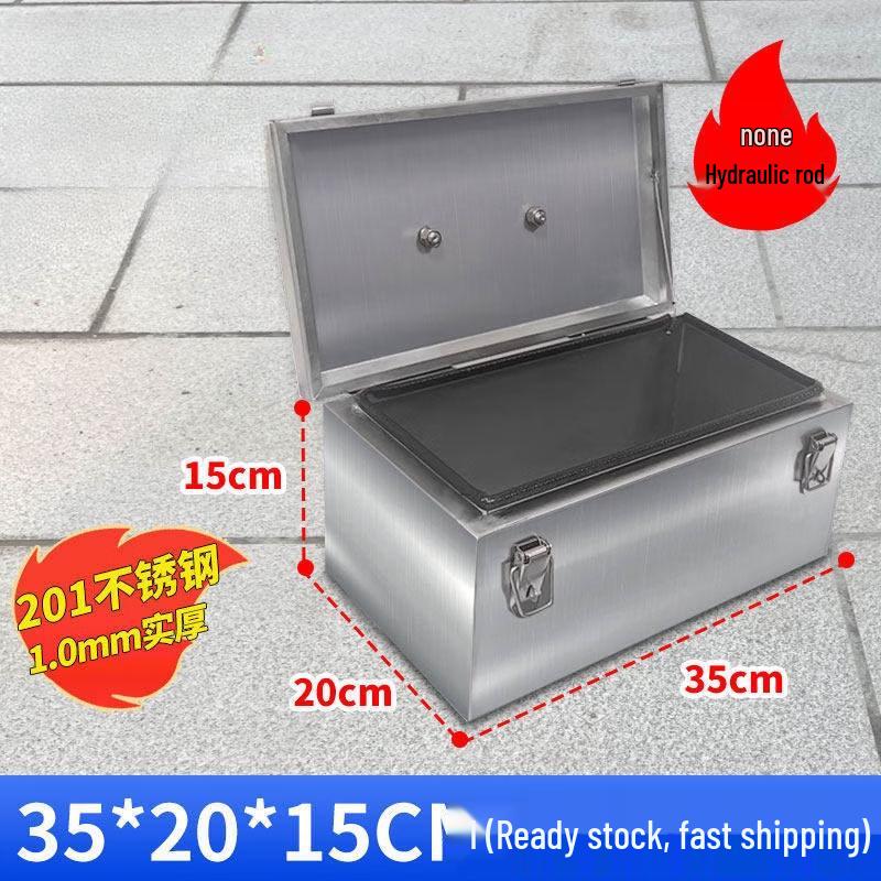 Junding 201 Stainless Steel Rectangular Toolbox