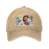 Gabbys Dollhouse Nordic Gabby Cat Pandy Paws Baseball Caps Denim Fabric Hats Adjustable Casquette Hip Hop Baseball Cowboy Hat