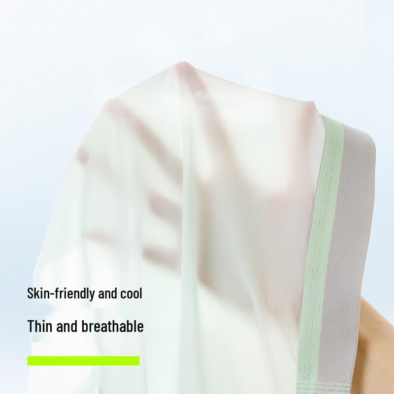 Men's Ice Silk Antibacterial Boxer Briefs