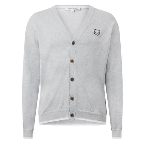 Maison Kitsuné Men's Fox Head Cardigan