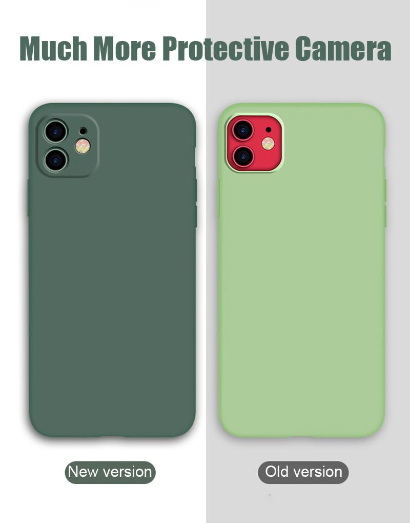 Deksel til IPhone 14 13 Pro Max flytende silikonetuier til Apple IPhone 11 12 14Pro Max beskyttelsesdeksel for kamera