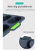Oval 8-Grid Non-Stick Silicone Cake Mold for Home Baking
