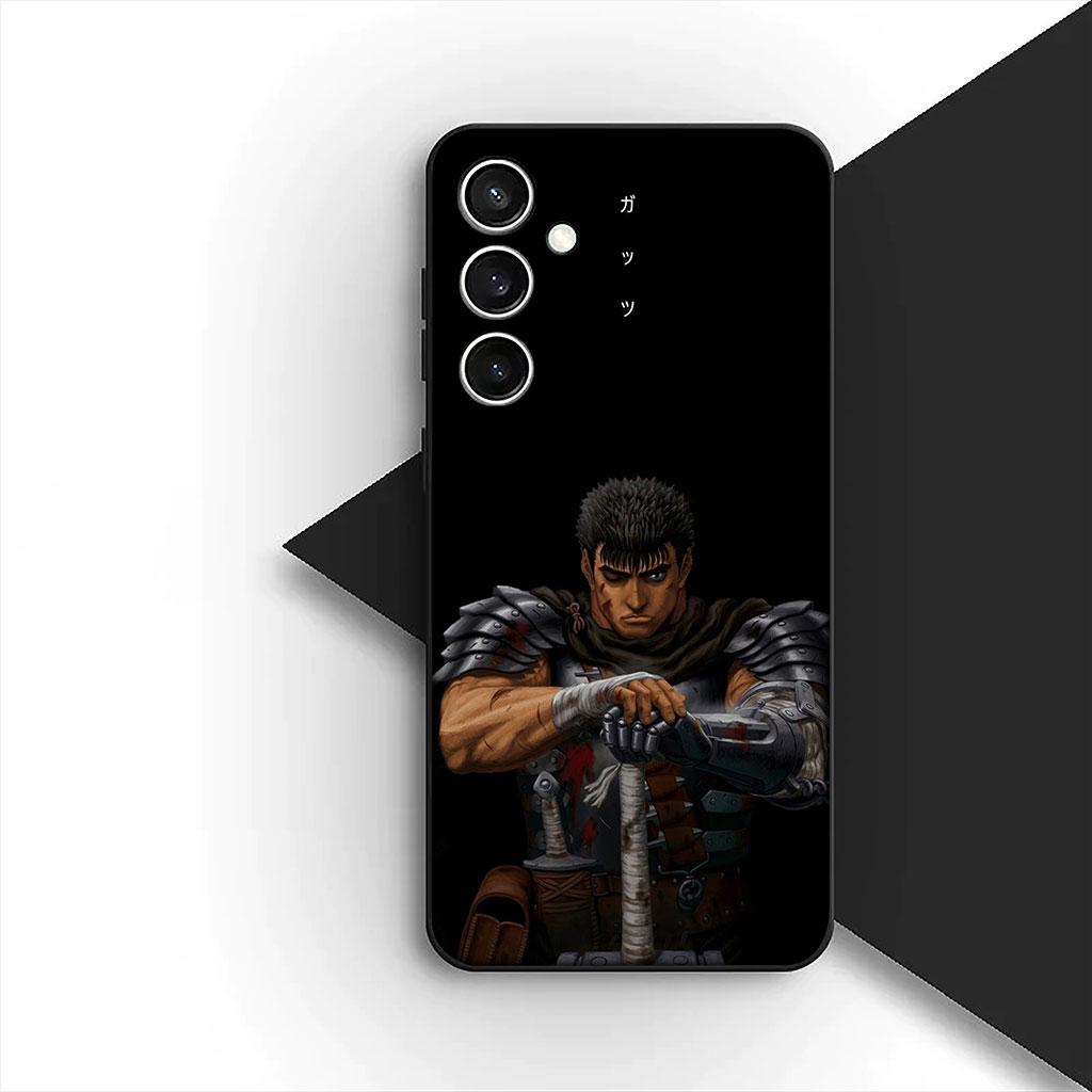 Casing Phone Cover for Samsung Galaxy S22 S21 S20 FE Ultra Plus A07 A17 A15 A16 A25 A57 A37 Case  Berserk Anime Guts