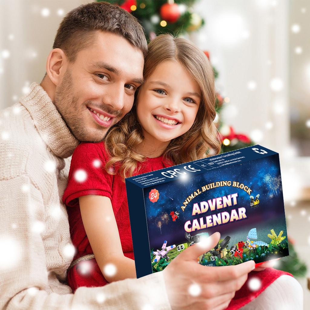 Christmas Insect Marine Animal Building Block Blind Box Children Wisdom Gift Toy