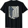 Attack on Titan Season 3 Scout Regiment Distress T-Shirt Anime  Tshirt  Graphic T Shirts  Harajuku Tops Tees Unisex T-Shirt