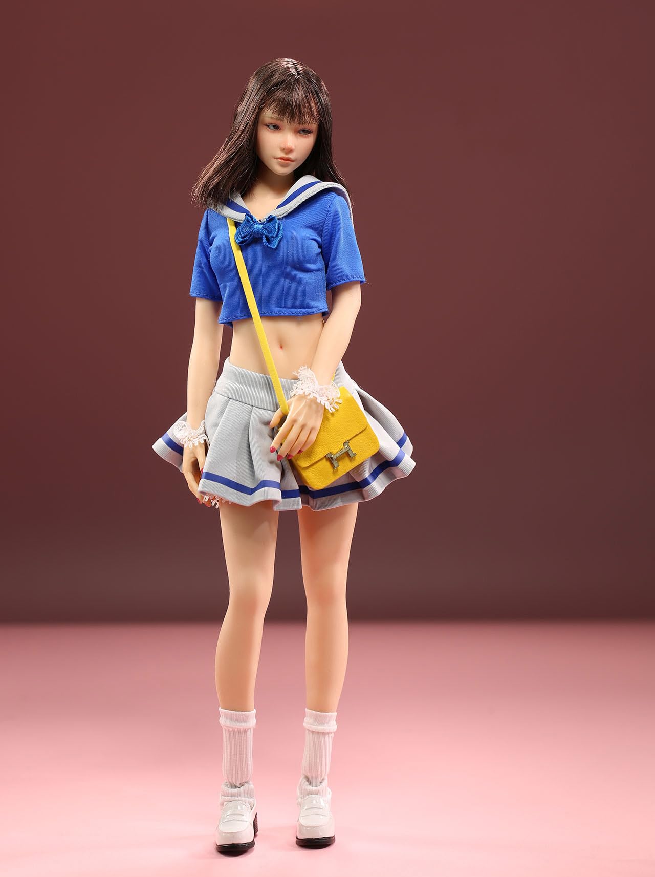 

[ADWOA] 1/6 Sexy Clothing, 1/6 Female Sexy School Uniform, JK Uniform, Fashion Top, Sexy Suit (Bodywork, Head, and Shoes Not Included)