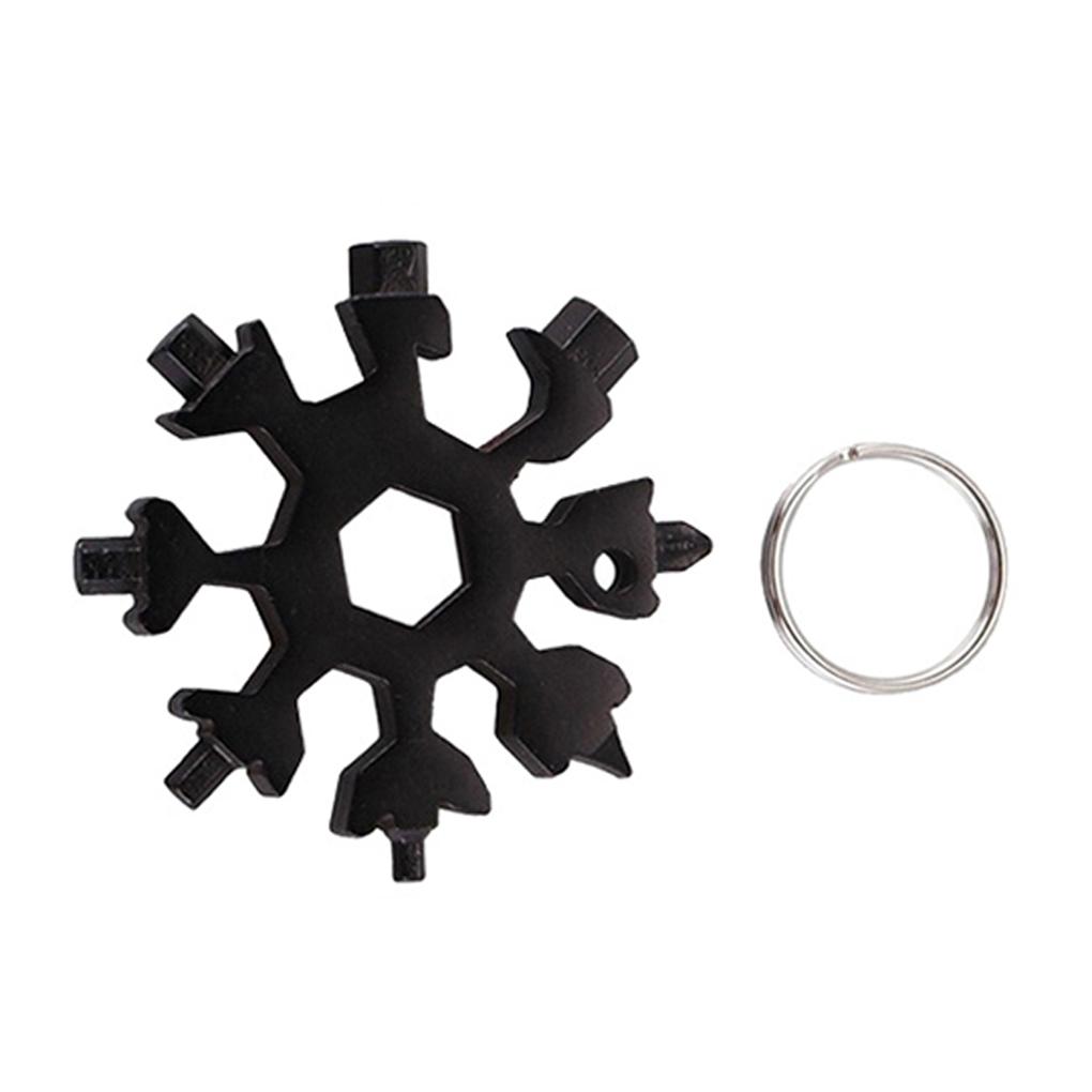 18 Inch 1 Snowflake Wrench Tool Wrench Key Multi\-function Camp Outdoor Survival Tool Screwdriver