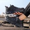 Rotary Button Steel Toe Work Shoes Men Safety Shoes Cushion Work Safety Sneakers Anti-Smash Work Boots Male Breathable Shoes
