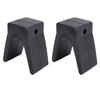 2pcs 2in Boat Trailer Bow Stop Rubber V Span Boat Trailer Bow Stop V Block for Yacht Kayak