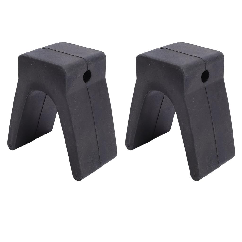 2pcs 2in Boat Trailer Bow Stop Rubber V Span Boat Trailer Bow Stop V Block for Yacht Kayak