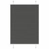 VidaXL Store Plissé Noir 95x150 Cm Largeur Du Tissu 94,4 Cm Polyester, Window Pleated Blind, Accordion Blind, Blind 4015142