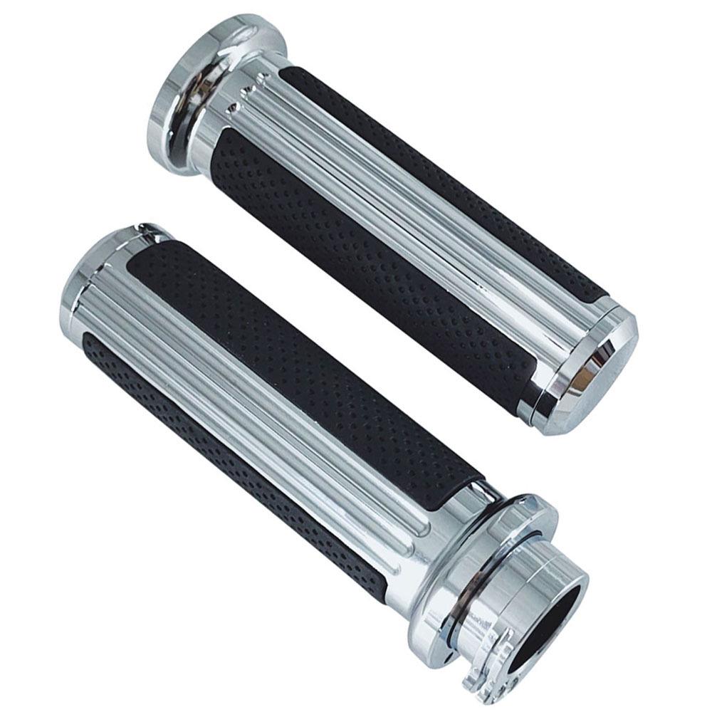 Universal 25MM Handlebar Grips for Harley XL883 Softail, Dyna, and Touring Motorcycles