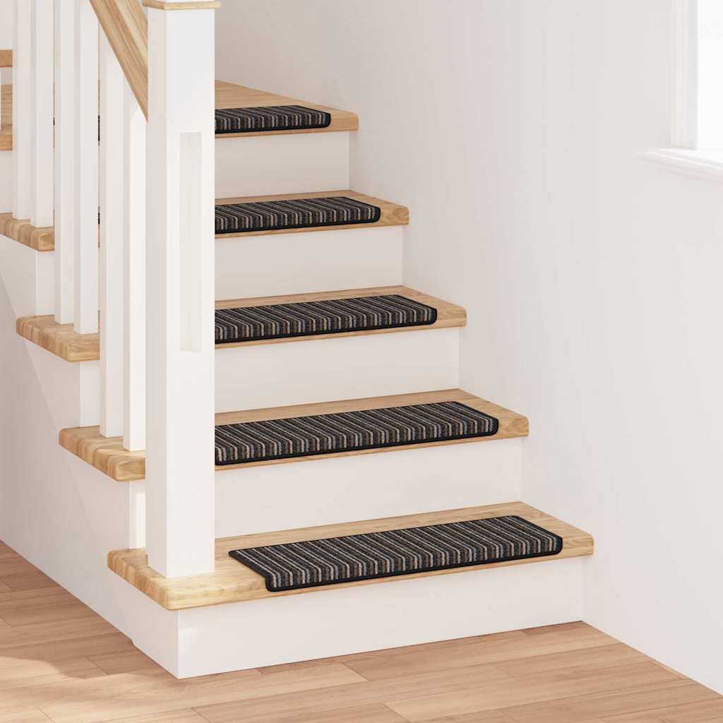 Self Adhesive Stair Protectors 15 Pcs Anthracite 65 X 21 X 4 Cm
