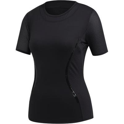 Stella McCartney P Ess Tee Fashion Casual Sports Training Short Sleeve T-Shirt Women Tops Black EA2215