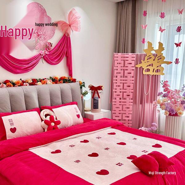 Romantic Wedding Aisle & Table Flower Arrangement: Floral Art Bouquet and Ornaments