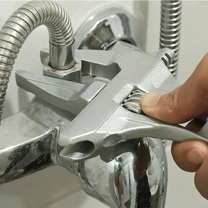 6-68mm Universal Repair Bathroom Hand Tools Large Opening Pipe Wrench Nut Key Adjustable Spanner Bathroom Repair Tool