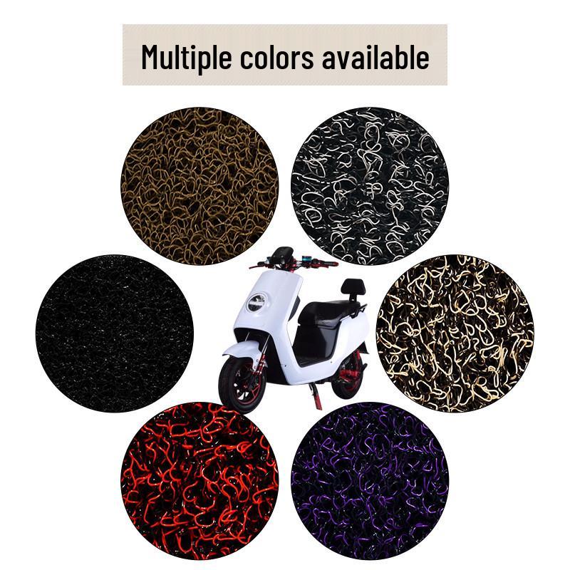 Daikin Niu Non-Slip Rainproof Electric Car Foot Pads - Imitation Calf Fire Cat Pattern
