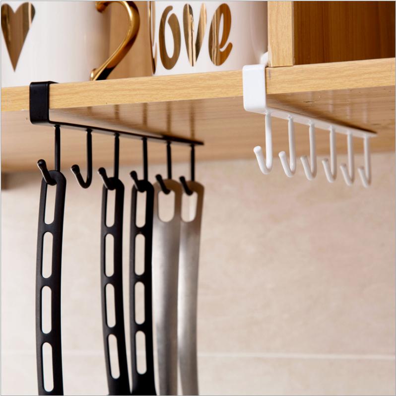 Kitchen Storage Rack Hanger Chest Shelf Bathroom Organizer Holder Cupboard Hanging Hook