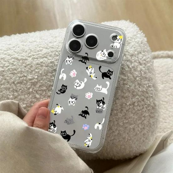 Cartoon Puppy Case for Apple 17 Pro Max/15 Pro/16/14 Pro/XS - Transparent, Precise Cutouts, Cute Design