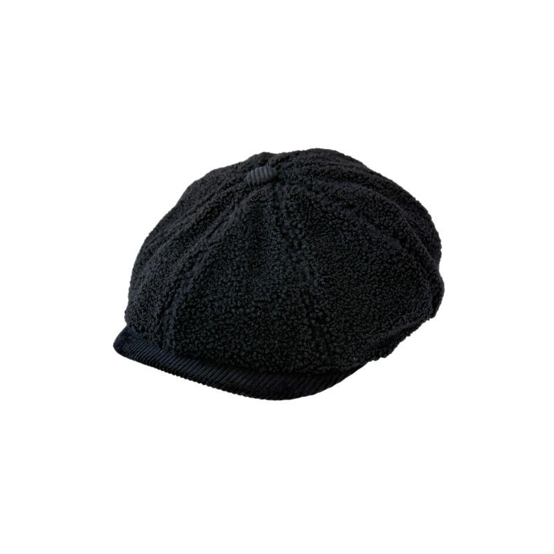 25 Early Autumn New Versatile Knitted High-quality Wool Plush Forward Hat Solid Color High-end Hat Women