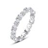 Tancise Classic 925 Sterling Silver  Zircon Ring Ladies Jewelry Wedding Promise Party Gift