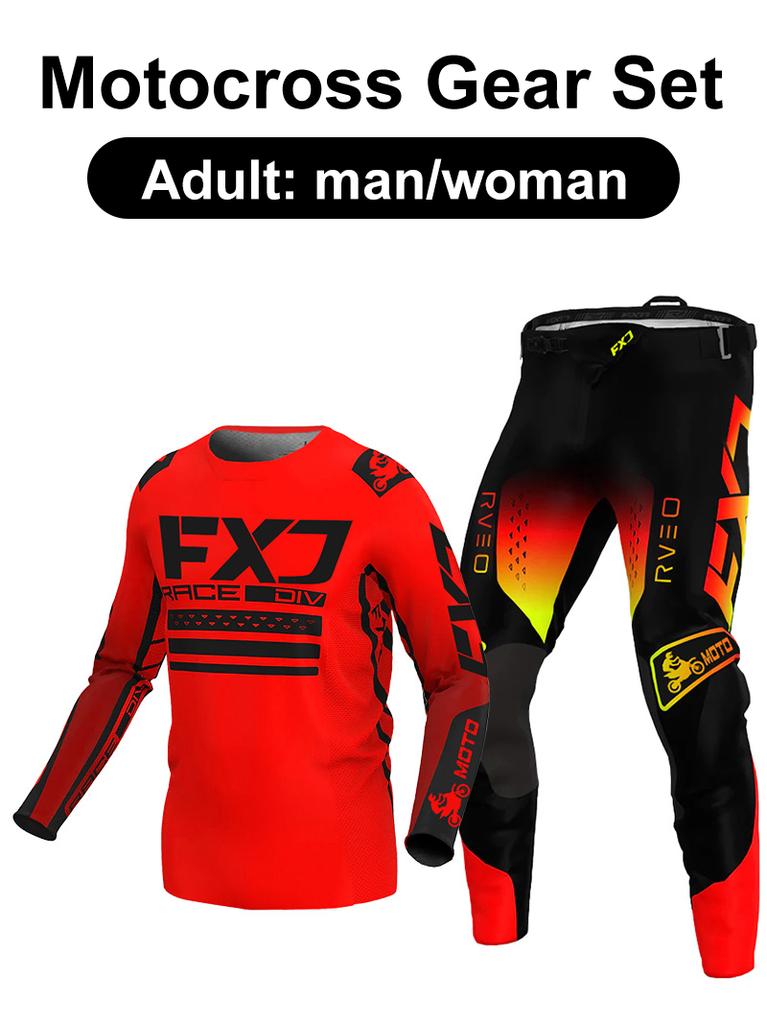 Motocross udstyrssæt Enduro cross Trøje Bukser Sæt Racer Udstyrssæt Off-road Herre Sæt Damebjerg Downhill Motorcykel MX