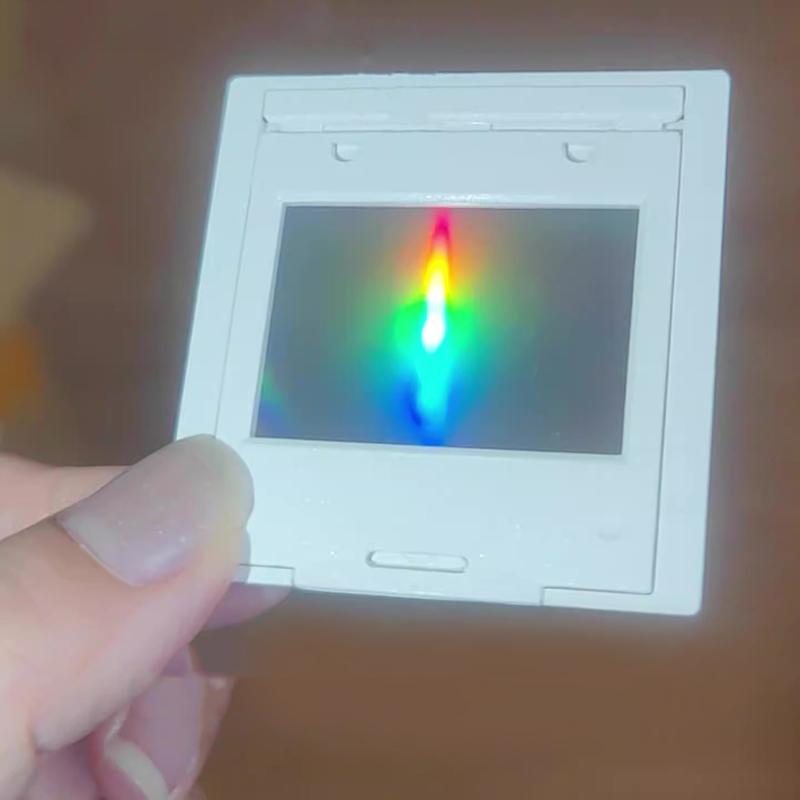 100/600/1200/1600 L/mm PET Transmission Diffraction Grating, Precision Optical Element for Spectroscopy & Physics Teaching