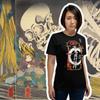 Takiyasha Princess & Skeleton Ukiyo-e Japanese Art Graphic T-Shirt Kuniyoshi