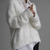 2023 Autumn/Winter Women's Faux Mink Fur Knitted Cardigan Coat