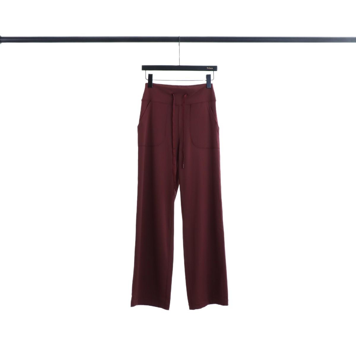 Lulu Original High-Waisted Straight-Leg Yoga Pants for Women S мелардовый