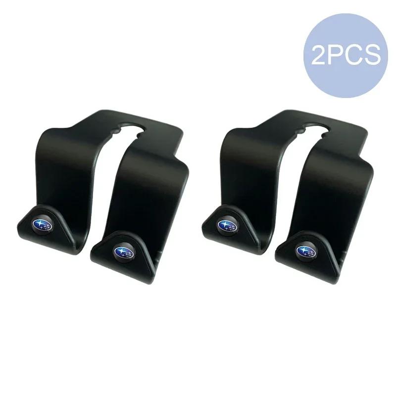For Subaru STI XV WRC WRX BRZ FORESTER IMPREZA LEGACY OUTBACK ABS Car Seat Back Duoble Hooks Auto Interior Storage Hanger X7