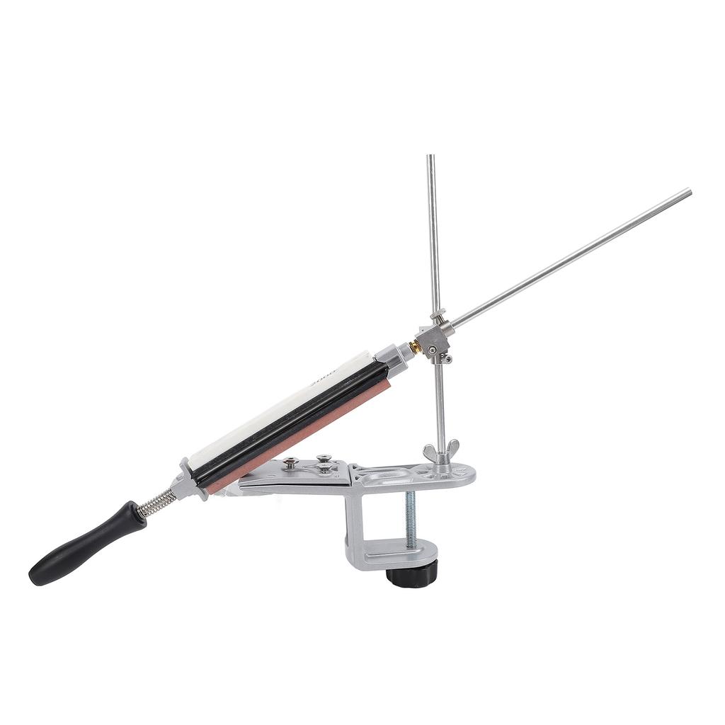 Fixed Angle Sharpener with 6 Whetstones Steel Versatile Sharpening Tool Kit for Kitchen Chef Cutter