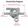 6mm Motorcycle Fuel Tap Gas Petrol Valve Fuel Tank Switch For Scooter ATV Quad Dirt Bike Motorbike Fuel On/Off Accessories Fuel System 2
