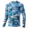 HUK combinaison de pêche été hommes protection solaire sports de plein air chemise de pêche séchage rapide manches longues T-shirt léger respirant haut