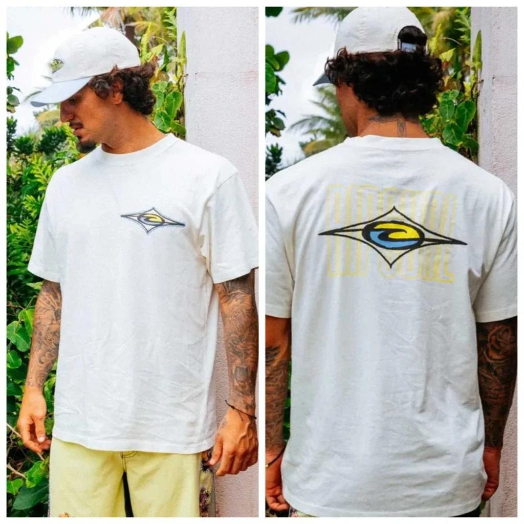 Sommer bedrucktes T-Shirt für Herren, neues RIPCURL Outdoor-Sport Surfen Kurzarm Fitness Kurzarm-Top