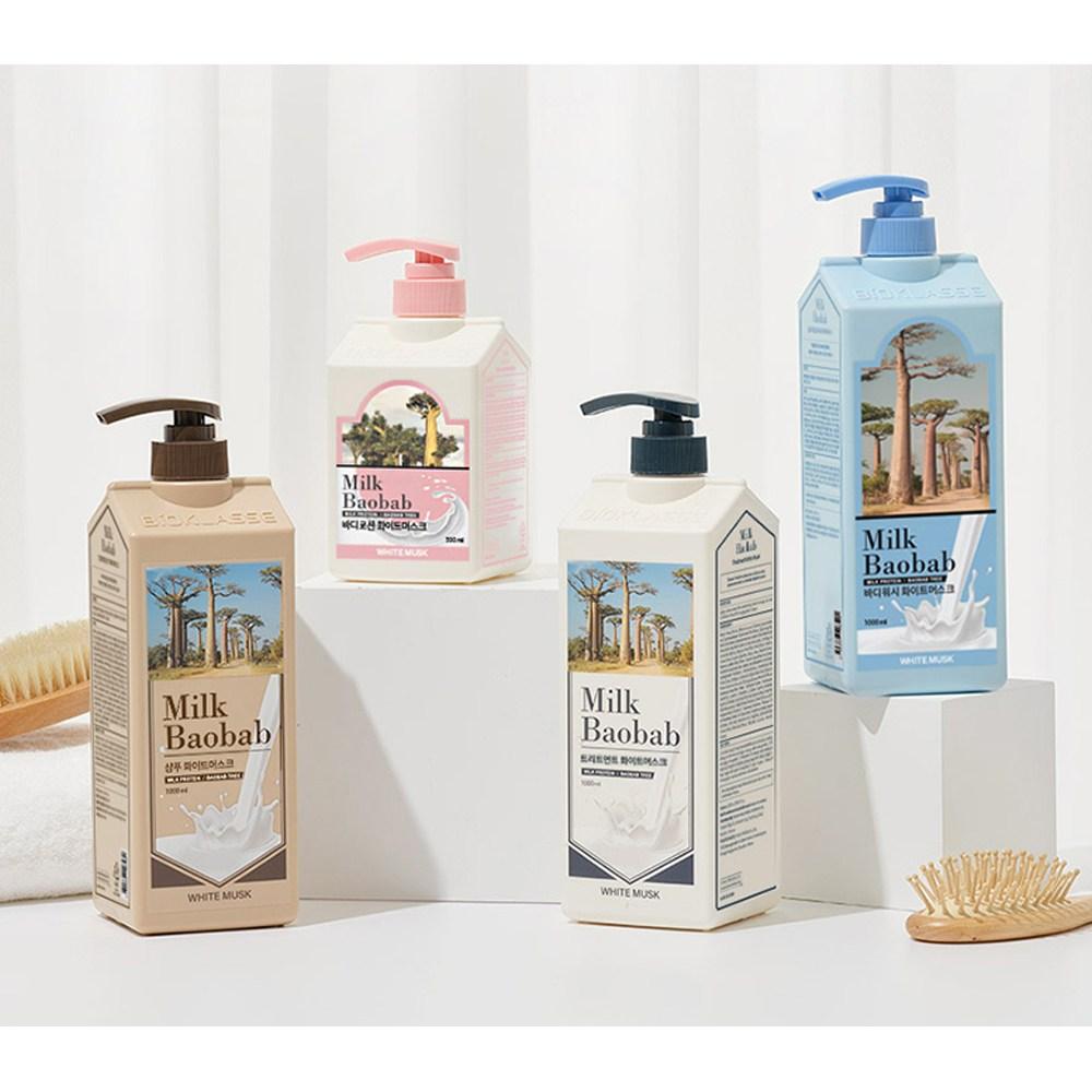 Milk Baobab Parfüm Shampoo Weißer Moschus Duft, 1L, 1 Stück