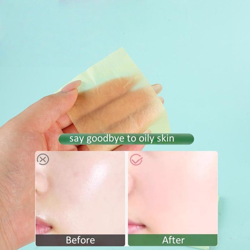 100Pcs/box New Face Oil Blotting Paper Protable Matting Face Wipes Facial Cleanser Oil Control Oil-absorbing Face Cleaning Tools
