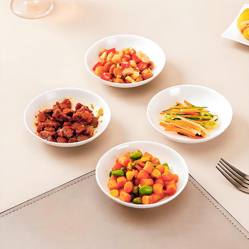 Sky Top Pure White Bone China Dinnerware