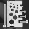 Screw Size Chart Stainless Steel Screw Gauge with Clear Scale for Precise Thread Pitches and Diameter Reading