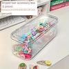 Dustproof Cosmetic Organizer: Powder Puff, Brushes, Lipstick, Sponge Storage Box for Dressing Table.