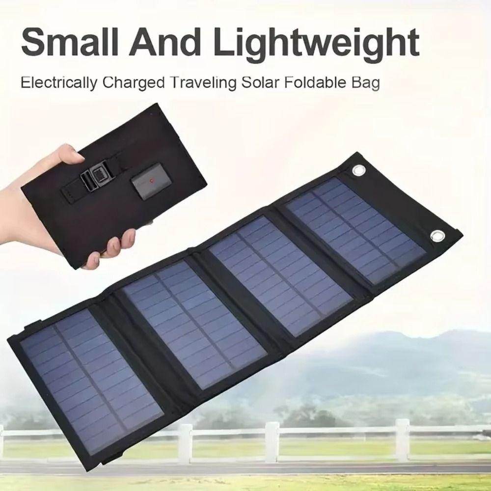 Portable 20W Foldable Solar Panel Kit Waterproof Folding Solar Panel  Travel