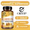 Cordyceps-Extrakt Pilzkapseln, hohe Konzentration an Cordyceps-Essenz, sanft und leicht absorbierbar, für Erwachsene geeignet.