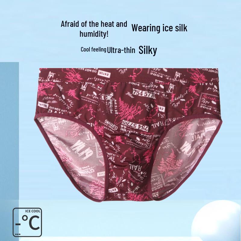 AISRVE Men s Ice Silk Boxer Briefs