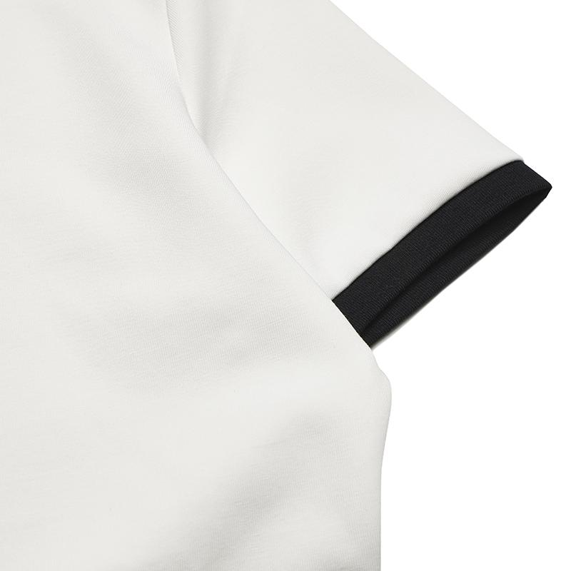 FILA Original Color Block Edge Fashion Simple Classic Retro Casual Versatile Comfortable Round Neck Slim Short Sleeve Dress F51W629301FWT